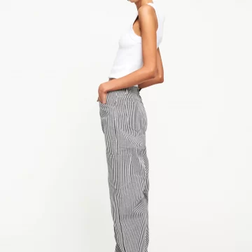 Miami Vice Pants Navy Pinstripe