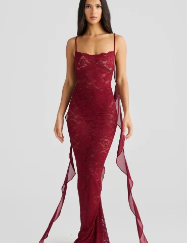 MELANI Samari Lace Gown - Shiraz