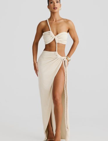 MELANI Zamara Gown - Pearl Marble