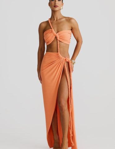 MELANI Zamara Gown - Papaya