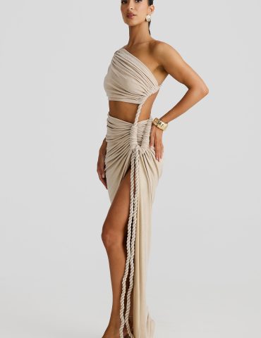 MELANI Juliana Gown - Gold Marble (HIRE)