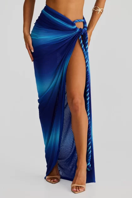 MELANI Saira Skirt - Blue Ombre - Image 2