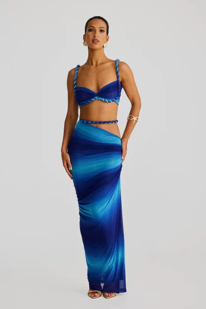 MELANI Ahria Crop - Blue Ombre - Image 5